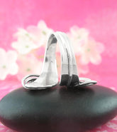 Cutout Double Spiral Adjustable Ring | woot & hammy thoughtful jewelry